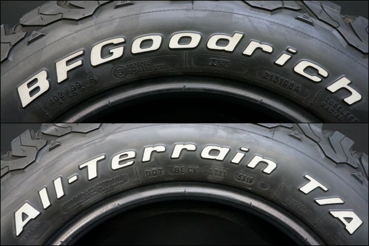 【4本】BF Goodrich All-Terrain T/A　LT225/70R16_画像9