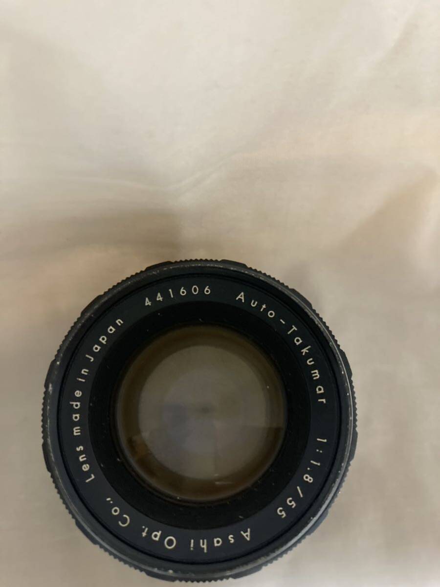 ①昭和レトロASAHI PENTAX Asahi Opt.Co. Lens made in Japan 441606 Auto-Takumar1:1.8/55高価なレンズ！レア！カメラ部品_画像3
