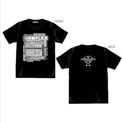 complex SONG LIST Tシャツ 黒 BLACK ブラック Lサイズ / コンプレックス ソングリスト COMPLEX 新品未使用 オフィシャルグッズ