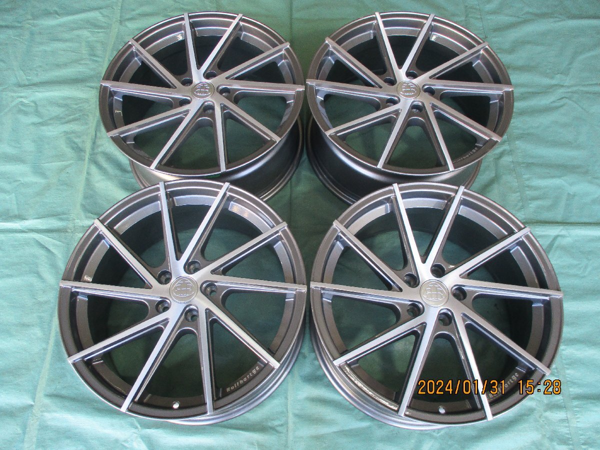 新品 Rolfhartge(ロルフハルトゲ) F10 SB & ピレリ パワジー 225/45-19 4本セット マツダ MAZDA6_画像1