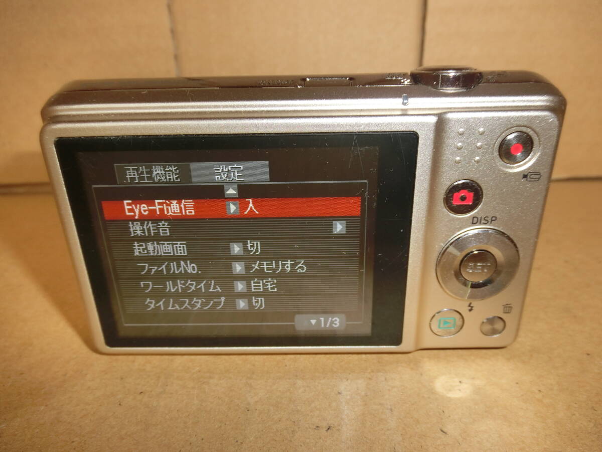 CASIO EX-ZS170 中古 1610万画素ＣＣＤシフト 光学12.5倍ズーム １cmマクロ Ｑ２の画像7