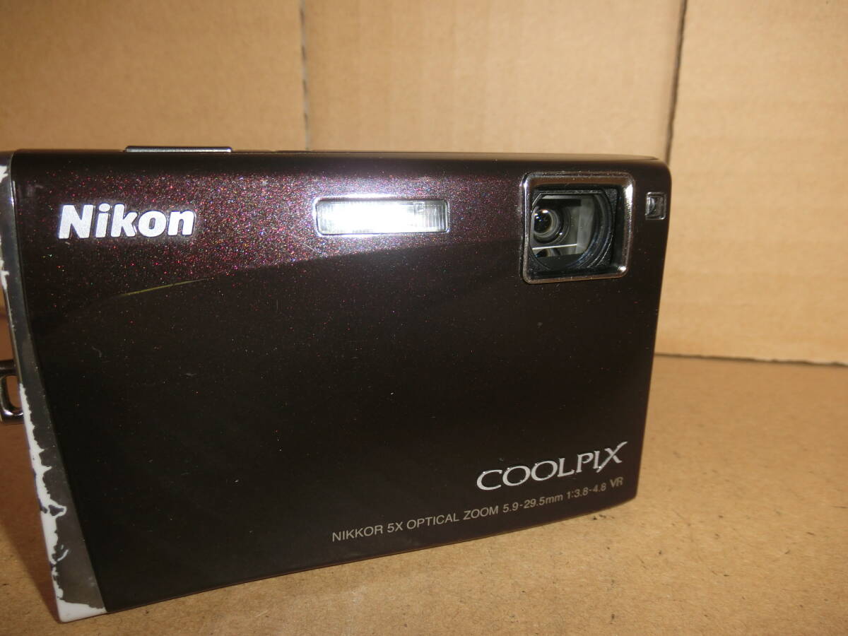 Nikon CoolPix S60 中古・ジャンク 10MCCDシフト式手ブレ補正 光学5倍 タッチパネル O3の画像3