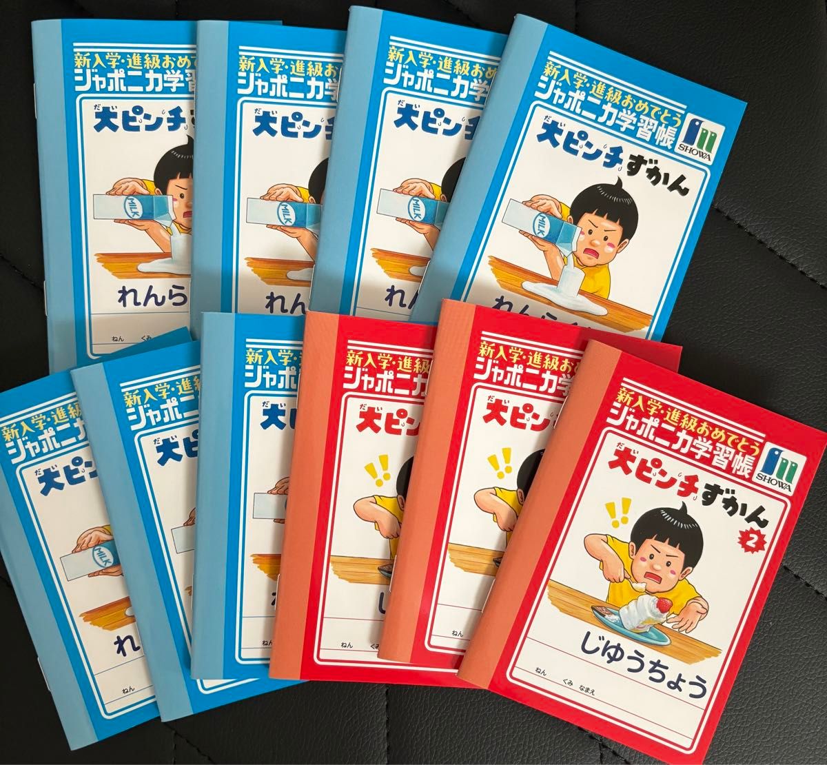 10冊　大ピンチずかん　ジャポニカ学習帳　ミニ　連絡帳　自由帳