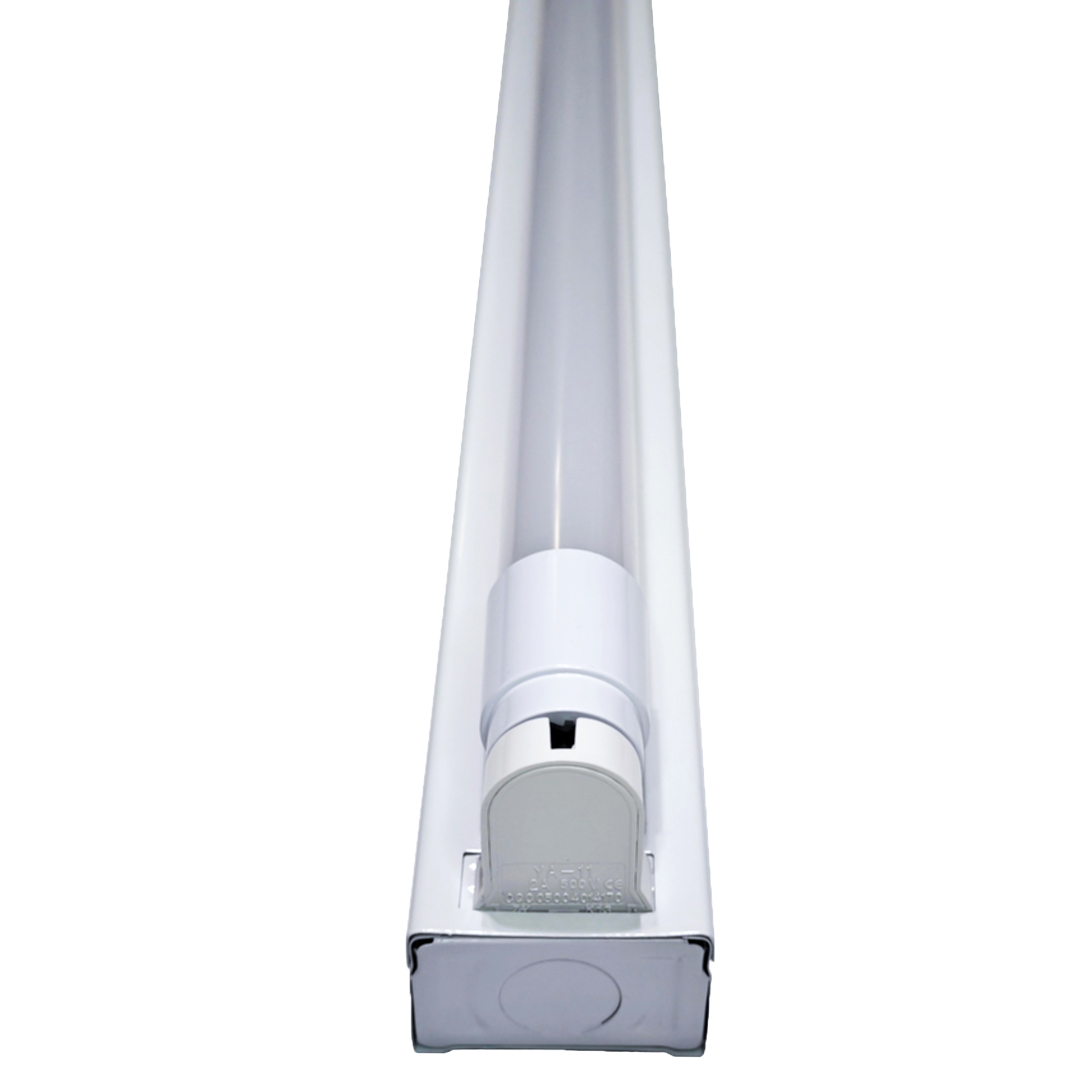10セット 直管LED蛍光灯 照明器具セット トラフ型 40W形1灯用 5000K昼白色 2300lm 広配光 (2)_画像5