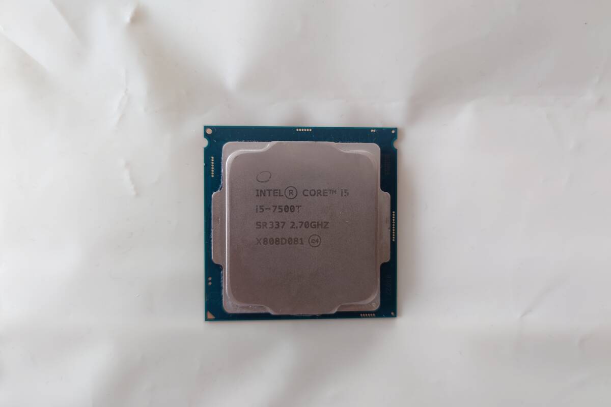Intel Core i5-7500T 2.7GHz TB 3.3GHz SR337 Socket 1151 4 core 4s red used operation verification ending 