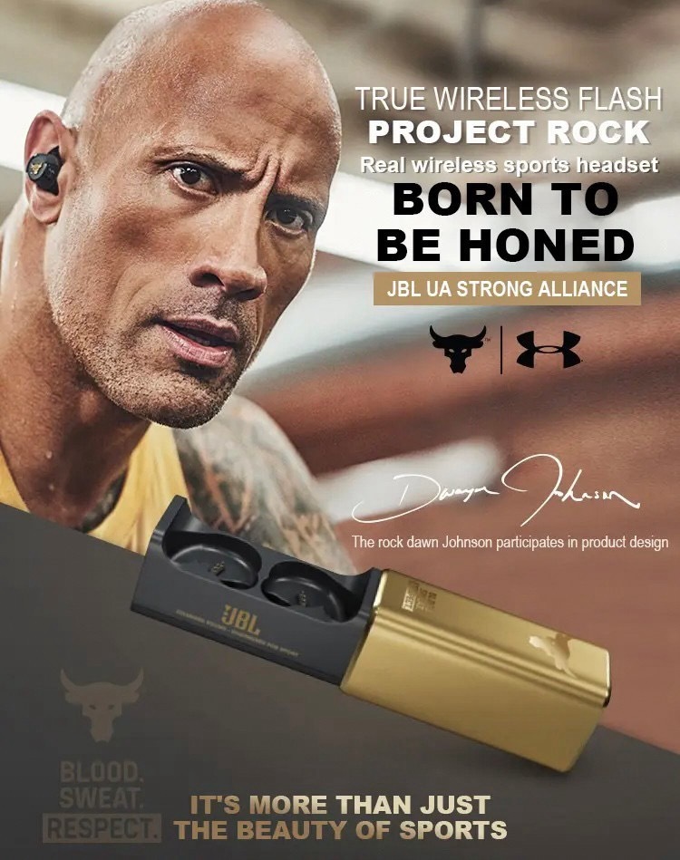 新品未使用イヤホン☆JBL UNDER ARMOUR Project Rock アンダーアーマーの画像2