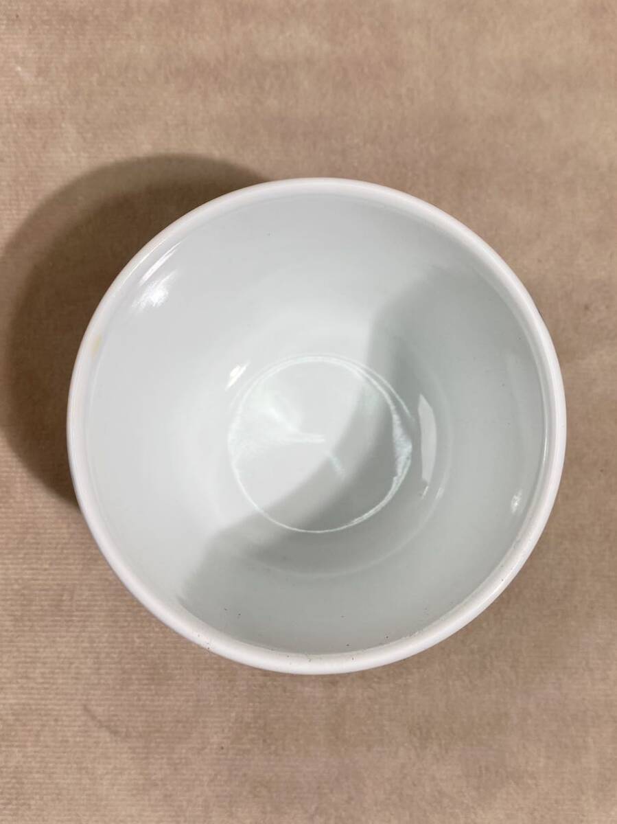 新品 未使用 昭和 ビンテージ 有田焼 鶴松 茶碗蒸し 椀 5客セット ★ 祥瑞花鳥 染付 骨董 アンティーク 茶碗蒸し器 和食器 蓋椀 蓋付き_画像5