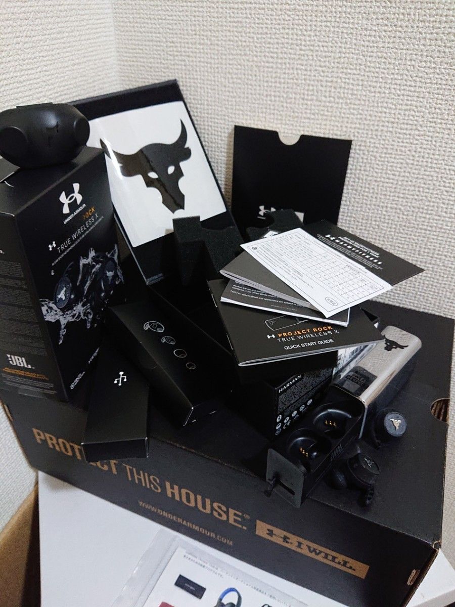 JBL UA project rock TRUE WIRELESS X UNDER ARMOUR アンダー JBL UA project rock TRUE WIRELESS X UNDER ARMOUR アンダー