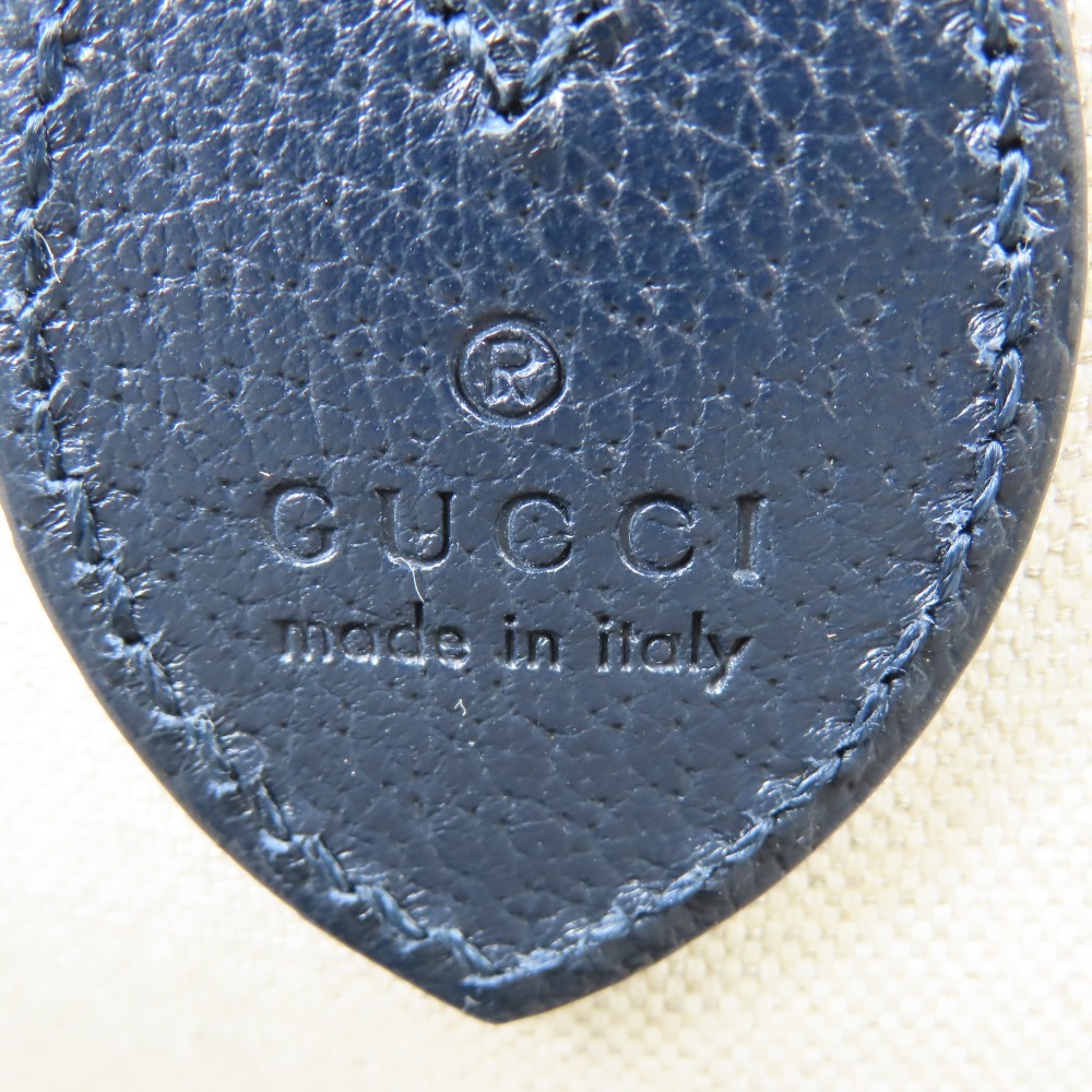 41599★1円スタート★GUCCI グッチ 未使用品 現行 オフィディア スモール トートバッグ 定価17.9万 トートバッグ PVC ネイビー_画像10