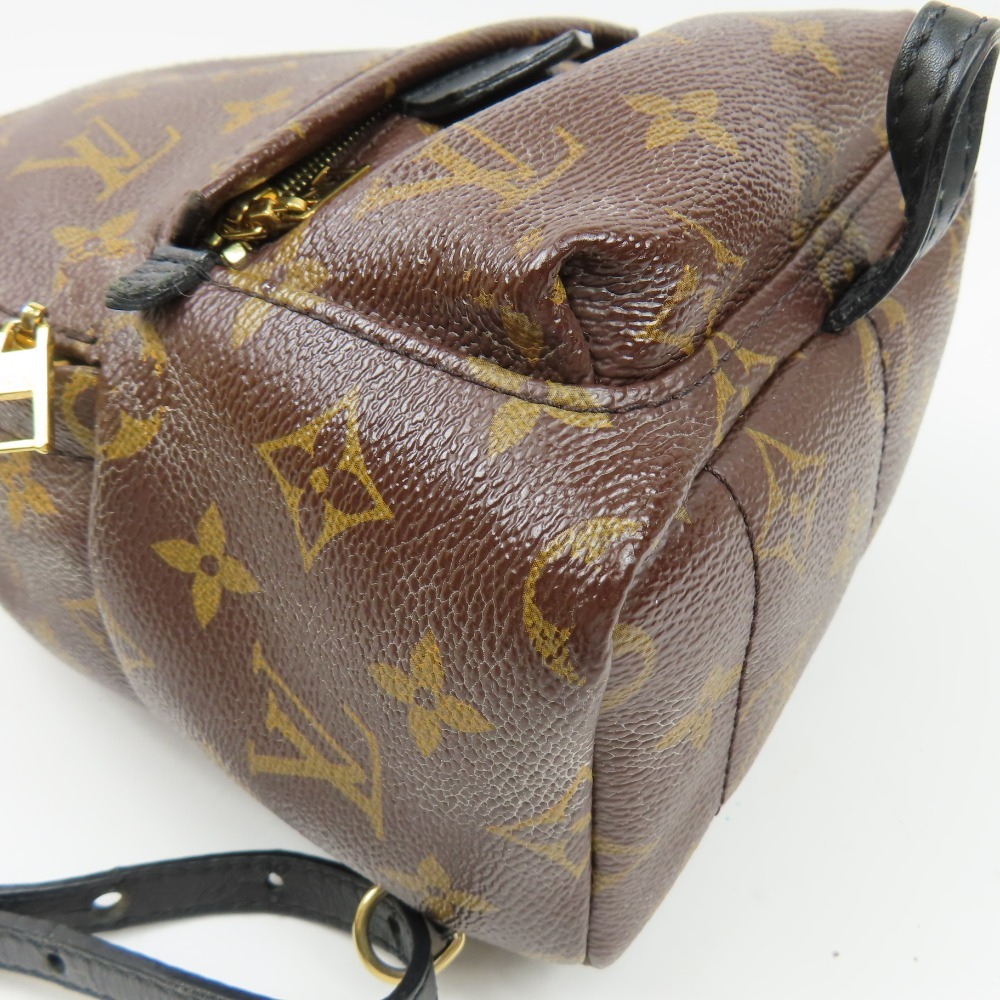 41774★1円スタート★LOUIS VUITTON ルイヴィトン 中極美品 パームスプリングバックパックミニ バッグ モノグラム リュック_画像4