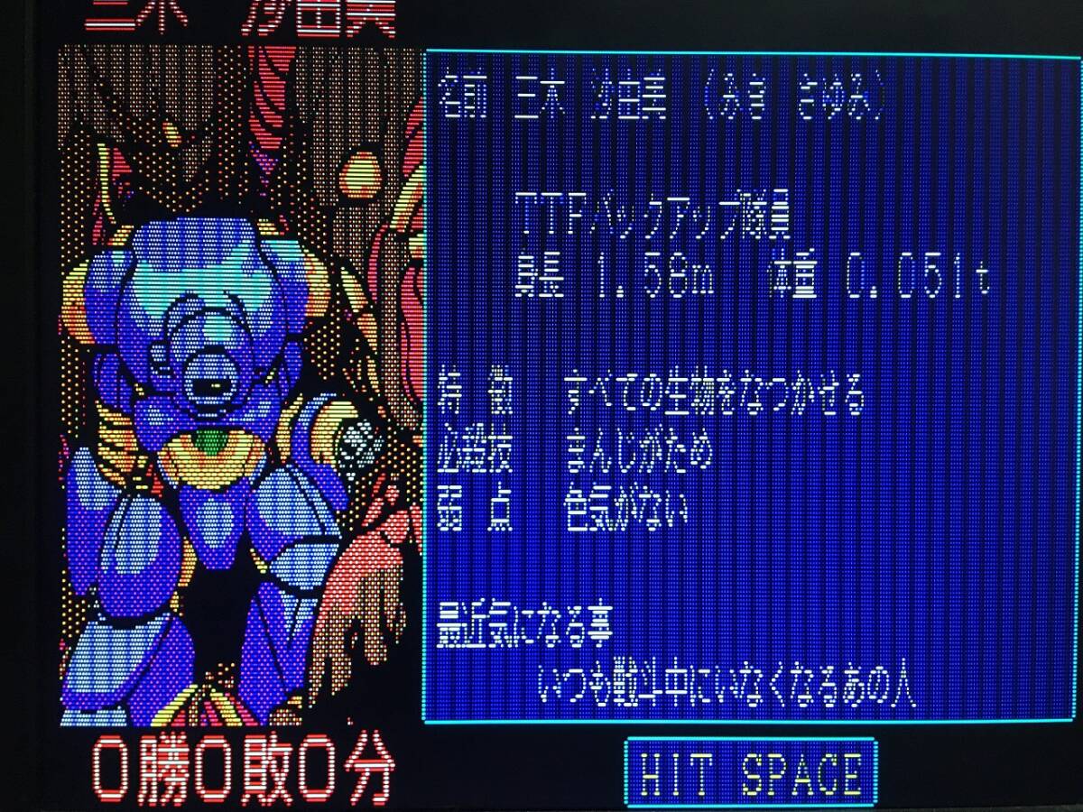 テクノポリスソフト　GAL WARS きゃぴきゃぴるん　PC-8801版（5インチFD2枚　パッケージ、封印シール、説明書他。起動確認済）送料込み_画像9