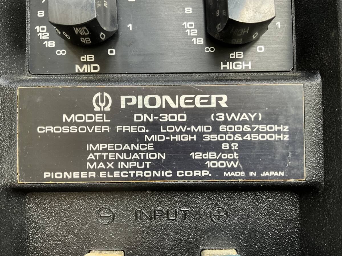 Pioneer パイオニア　3wey ネットワーク　 DN-300 2台　_画像2