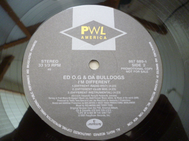 Ed O.G & Da Bulldogs / Be A Father To Your Child 試聴可 ファンキーメロウ HIPHOP CLASSIC 12_画像2