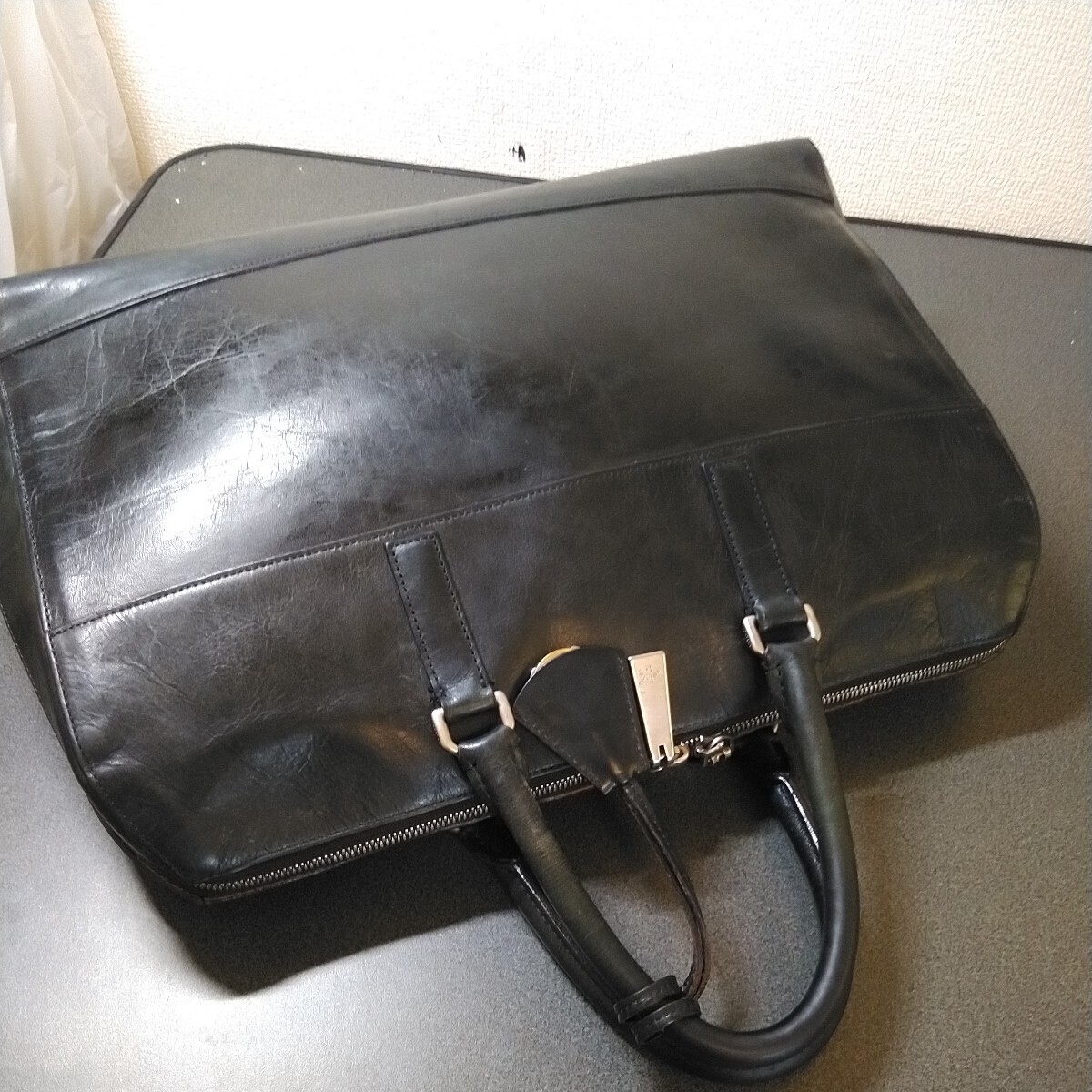  beautiful goods aniary leather briefcase buy price 58000 jpy 