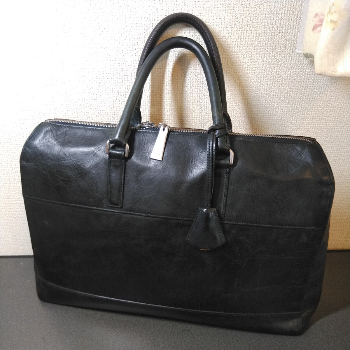  beautiful goods aniary leather briefcase buy price 58000 jpy 