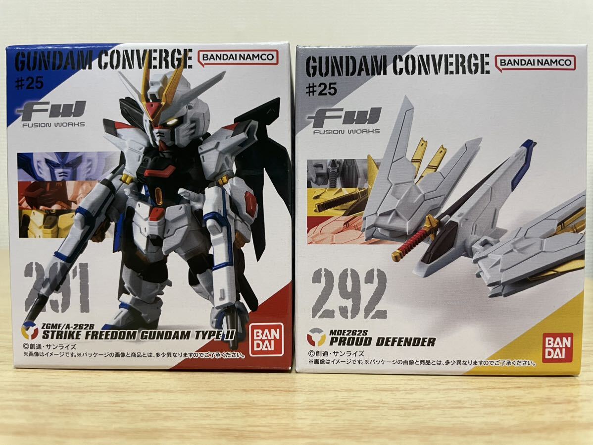 ガンダムコンバージ #25 ストライクフリーダム弍式 ＋プラウドディフェンダー FW GUNDAM CONVERGE マイティーストライクフリーダム _画像2