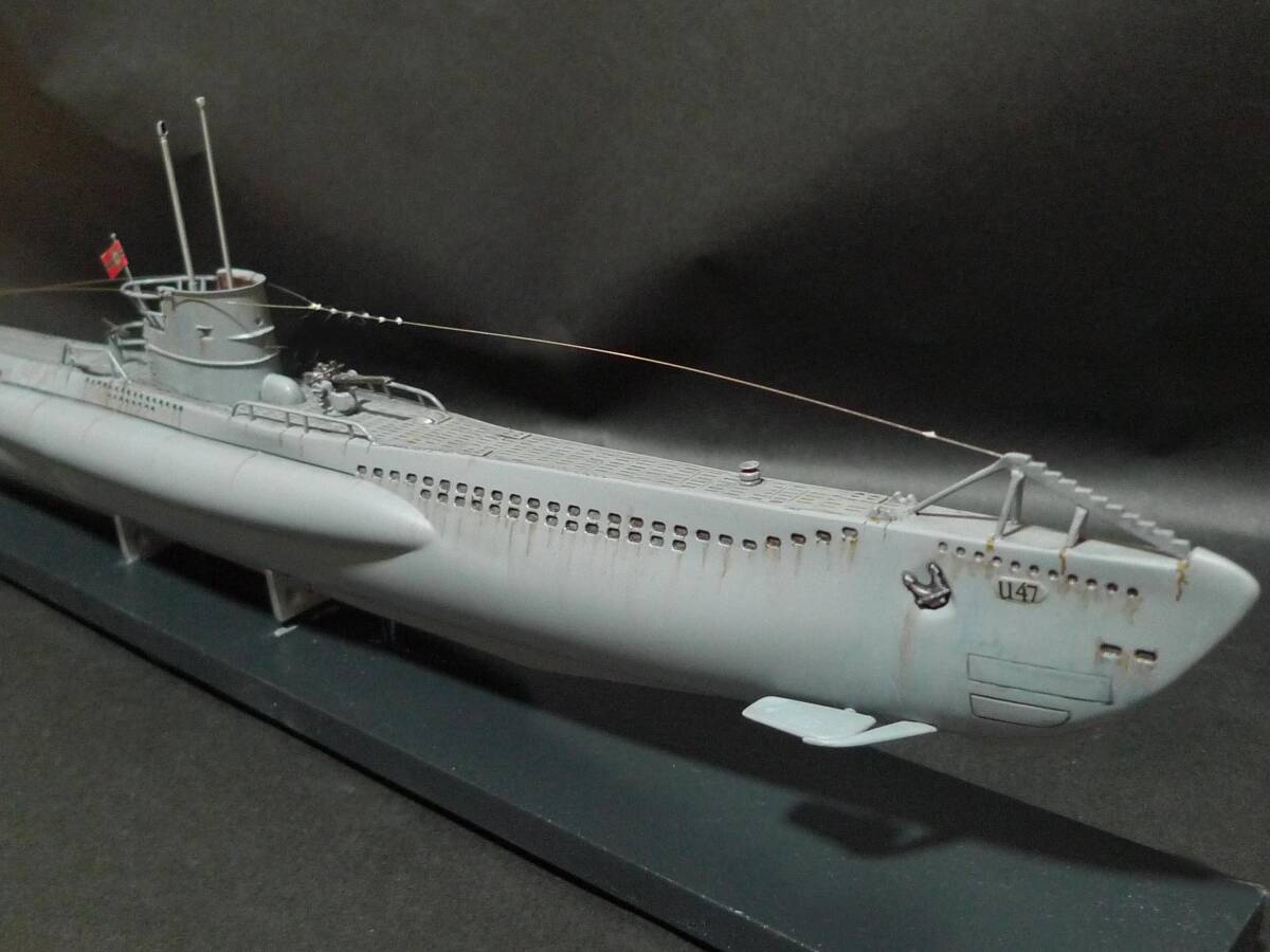 Revell/ドイツ/Uボート U47/with interior（1/125)(片側内部再現キット)/完成品_画像10