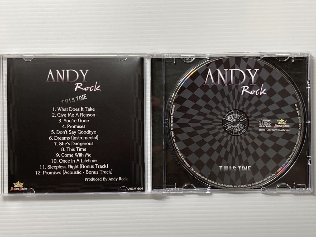 【メロハー】Andy Rock / This Time 国内盤 帯ありの画像2