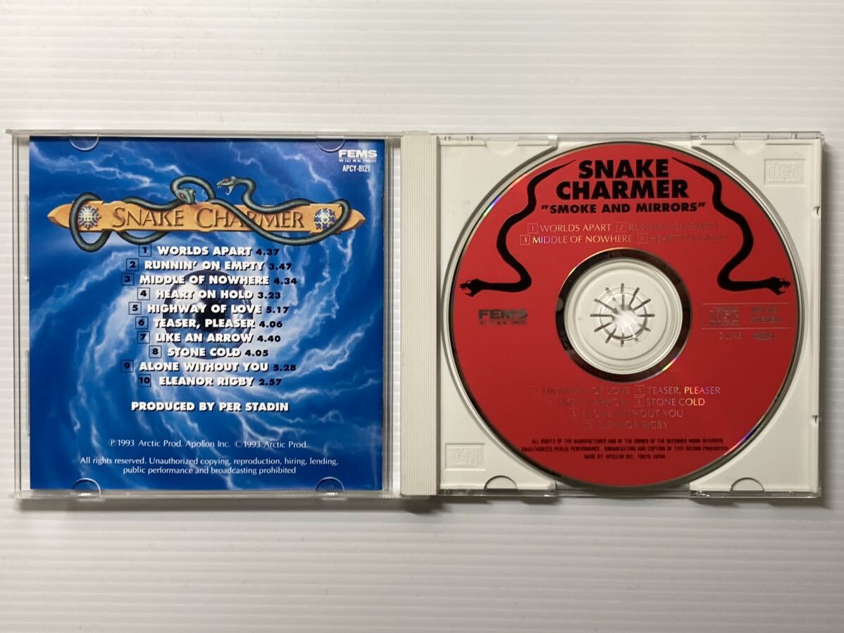 【メロハー】Snake Charmer / Smoke And Mirrors 国内盤 帯ありの画像2
