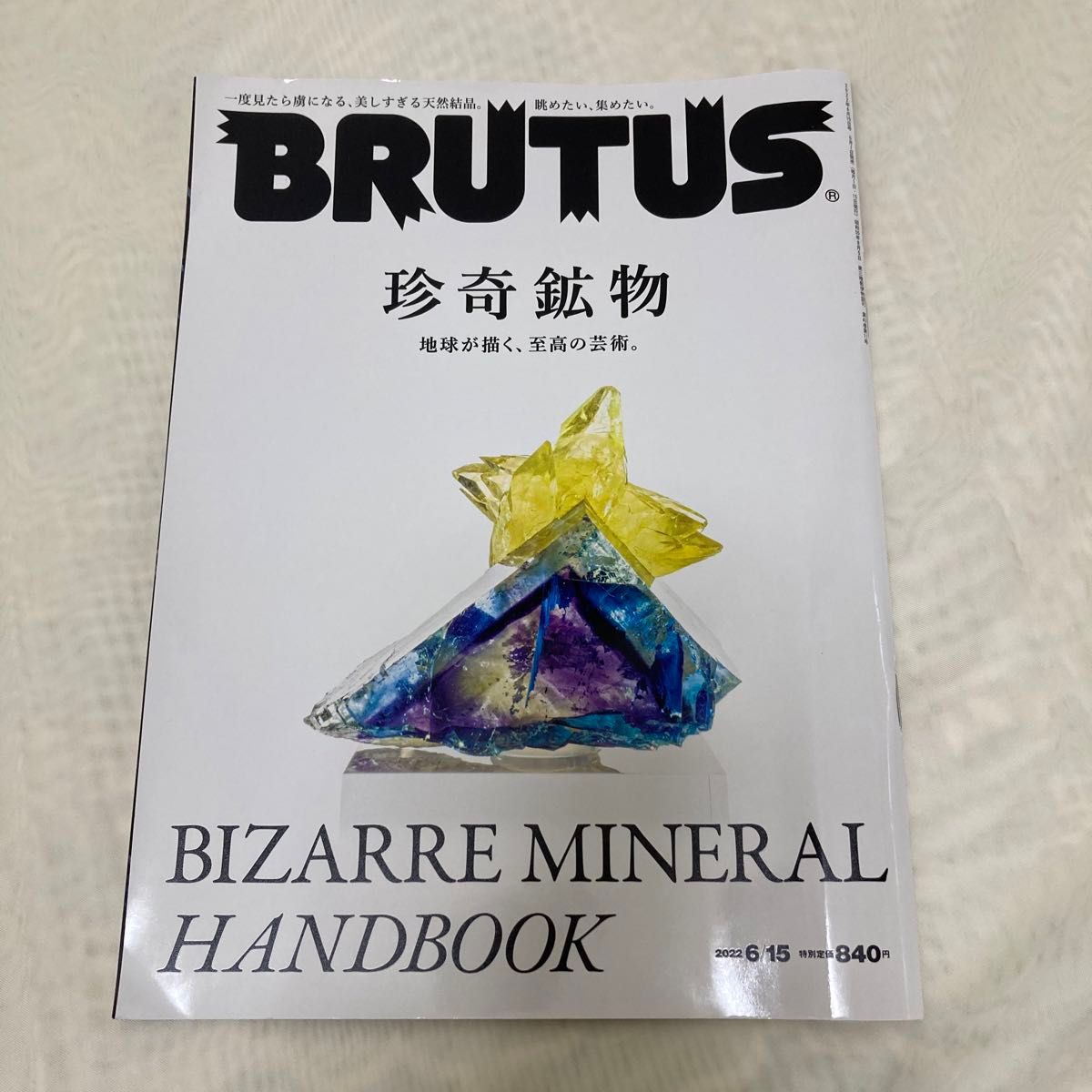 BRUTUS ブルータス　珍奇鉱物　2022年6月号　No.963