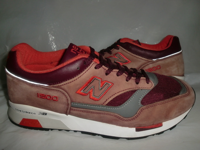 ★UK製 new balance M1500 BRG 英国製ニューバランス M1500 made in ENGLAND バーガンディ/バーガンディ/オレンジ/グレー_画像2