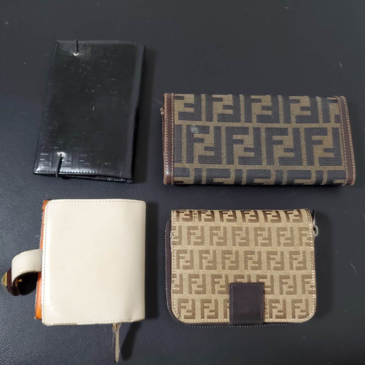 1円～FENDI フェンディ 二つ折り財布 長財布 4個セット まとめ売り ズッカ ズッキーノ 044_画像3