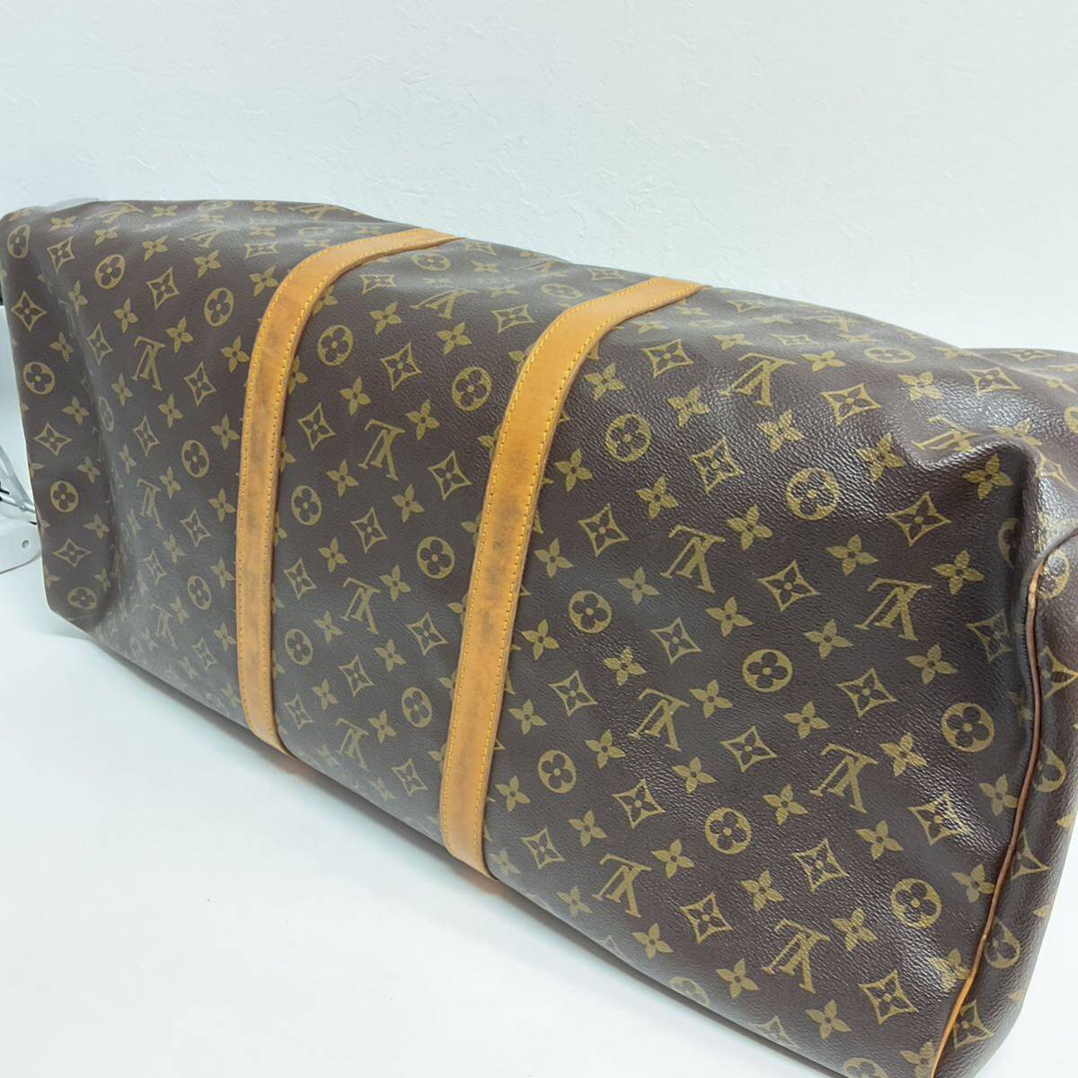 営KZ357-120◆ LOUIS VUITTON／ルイヴィトン キーポル60 モノグラム ユニセックス ボストンバッグ トラベルバッグ の画像5