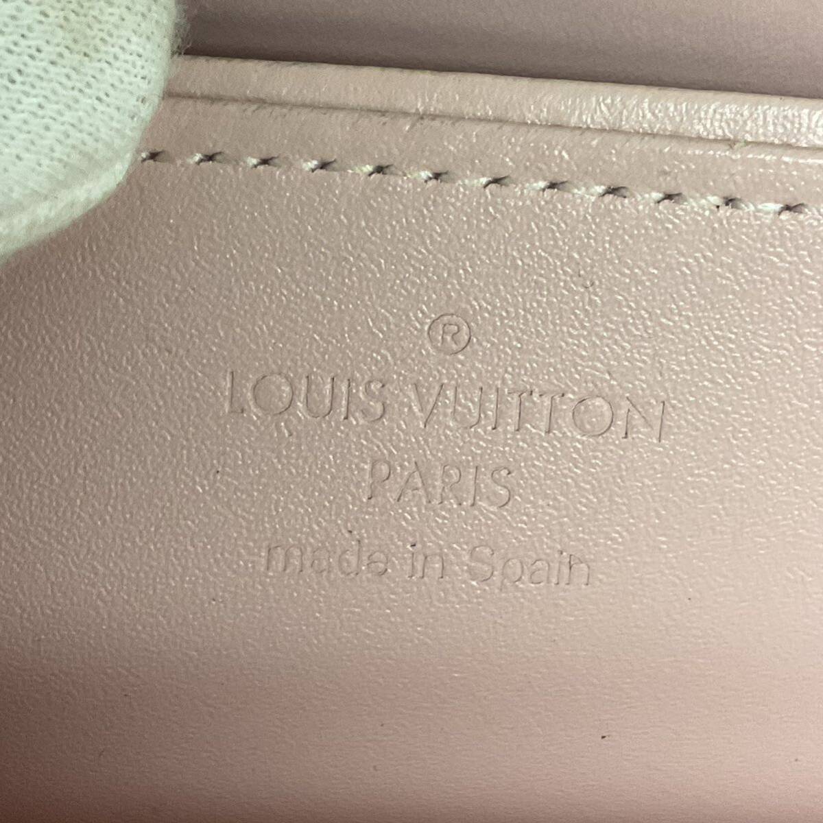 営KZ362-60◆ LOUIS VUITTON ／ルイヴィトン ラウンドファスナー ヴェルニ モノグラム ジッピーウォレット 長財布 箱あり_画像6