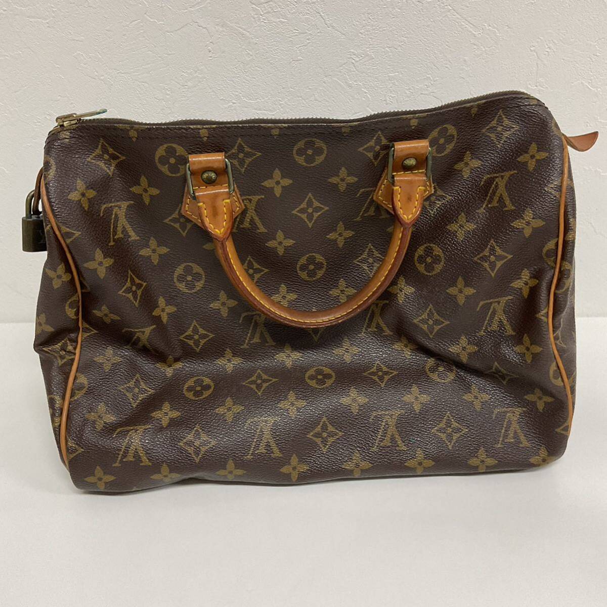 営FU775-60◆ LOUIS VUITTON／ルイヴィトン スピーディ30 モノグラム ハンドバッグ ボストンバッグ _画像3