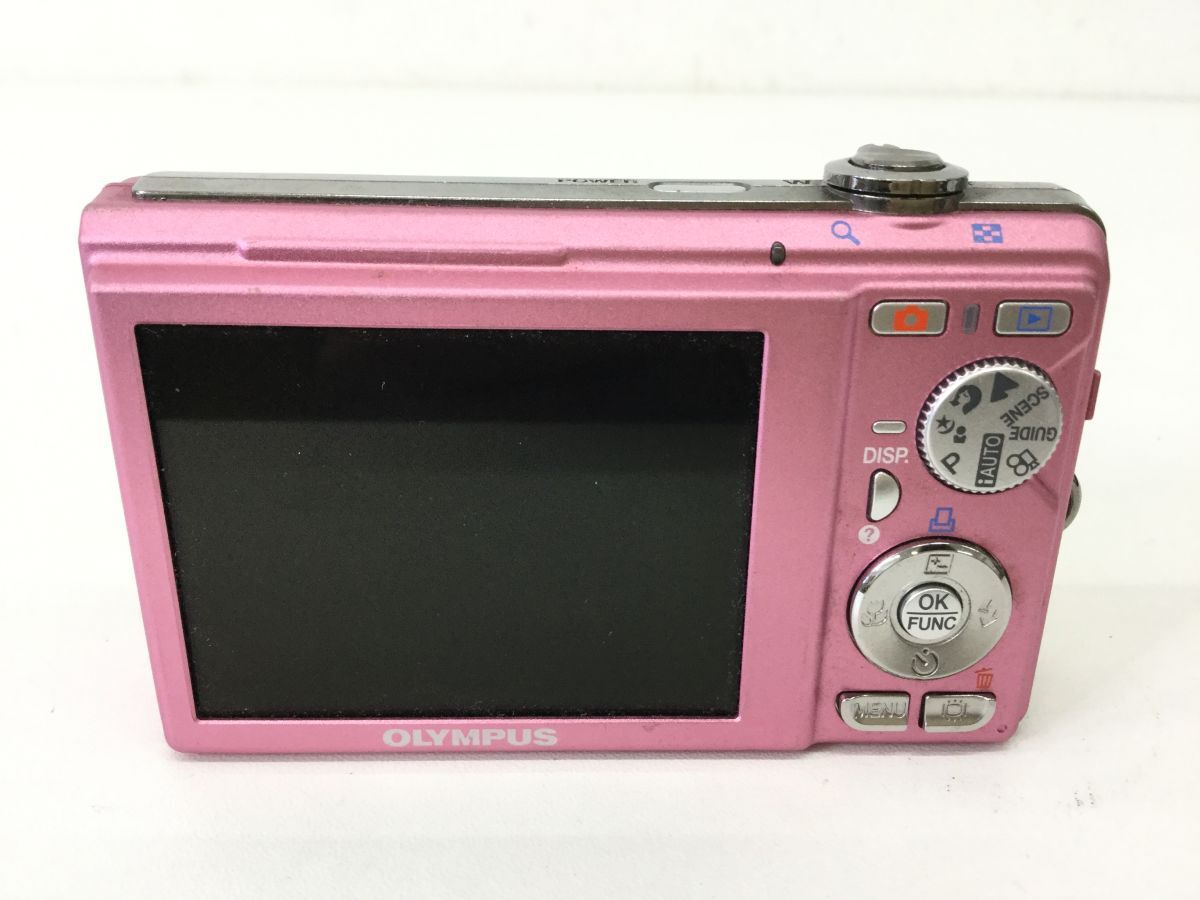 ●営FU603-60  OLYMPUS オリンパス FE-370 コンパクトデジタルカメラ ピンクの画像3