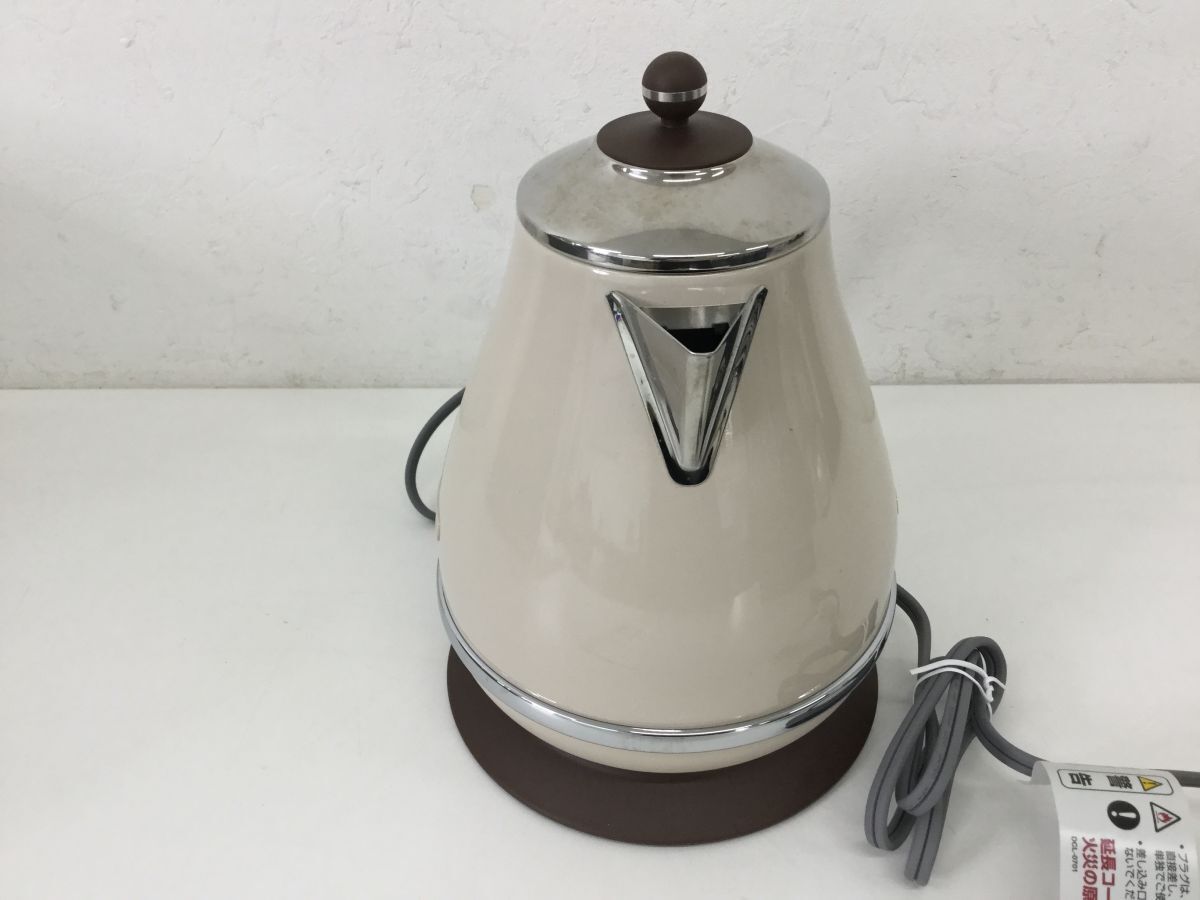 *.HS294-80 DeLonghite long gi Aiko na Vintage collection electric kettle 1.0L KBOV1200J-BG Dolce beige pot retro 