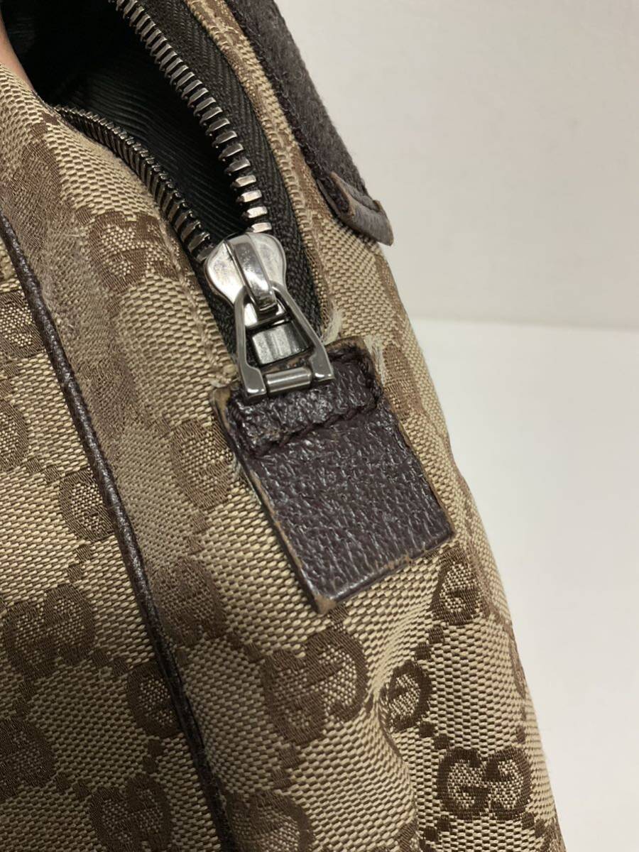 DA0253-80* GUCCI| Gucci GG парусина бежевый наклонный .. сумка на плечо 122759 1669 пакет есть 