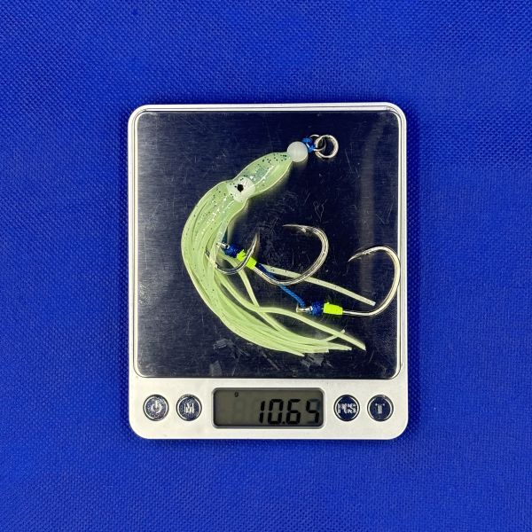 100741　かかりやすい　バレにくい　タコベイト　3段針　3/0　4本セット　タチウオ　青物　根魚　トローリング_画像7
