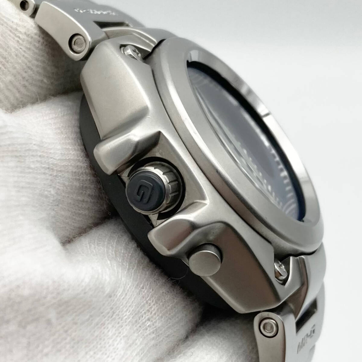 1円 稼働品 CASIO カシオ G-SHOCK ジーショック MRG-120 金針 レフティー レフトリューズ フルメタル メンズ 腕時計 ヴィンテージ PX6999_画像3