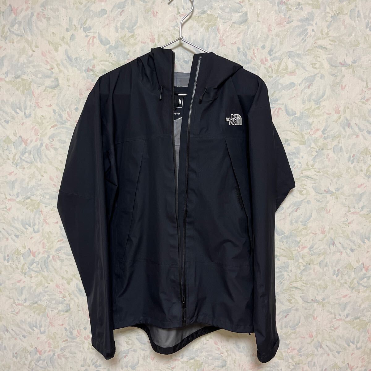 【絶版】新品 THE NORTH FACE ノースフェイス クライムライトジャケット 黒 サイズL 刺繍 ゴアテックス CLIMB LIGHT JACKET マウン