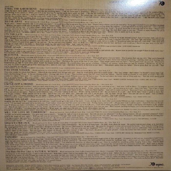 MFSL・新同盤 キャロル・キング「つずれおり」SIJP 55 　Carole King / Tapestry　高音質盤 MOBILE FIDELITY LAB_画像4