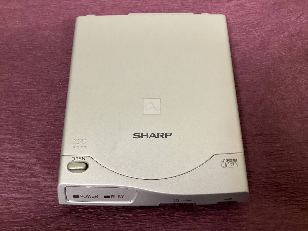 ☆5　SHARP　CD-ROM　ドライブ　CE-CD01　通電確認済　箱入り　メビウスノート　シャープ　送230円～_画像4