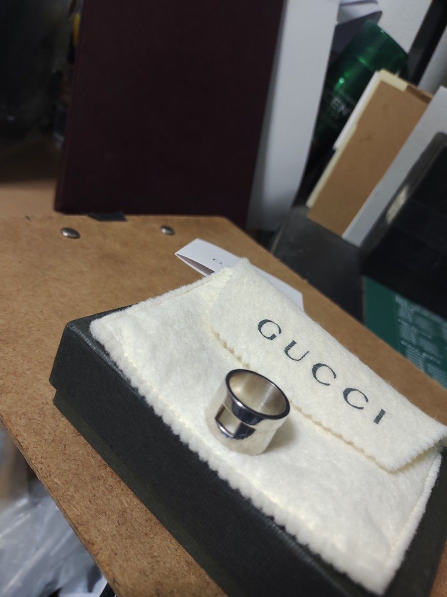 美品 GUCCI  シルバー925リング  イタリア製