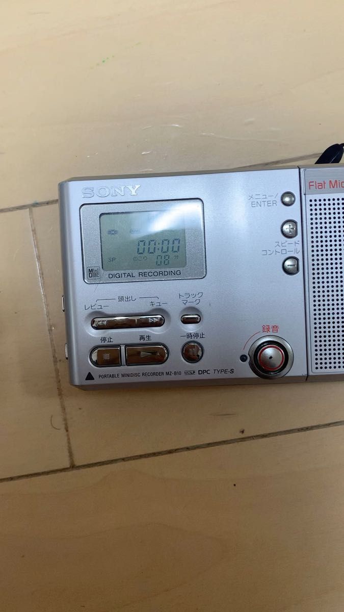 中古 【動作品】 SONY MZ-B10 ソニー ポータブルMDレコーダー 