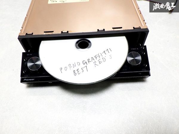 再生OK！保証付 Carrozzeria カロッツェリア ハイエンドモデル DEH-P01 1DIN オーディオ 銅板 銅 メッキシャーシ CD USB 即納の画像4