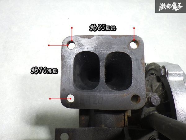 即納 羽欠けなし GARRETT ギャレット TO4E タービン 過給機 FJ20エンジンにて B.C.C. A/R50 RX7 スカイライン シルビア 180SX_画像2