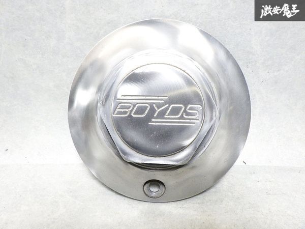 希少！当時物 BOYDS ボイド ホイール センターキャップ センターカバー 直径約158mm 高さ約47mm 1枚_画像1