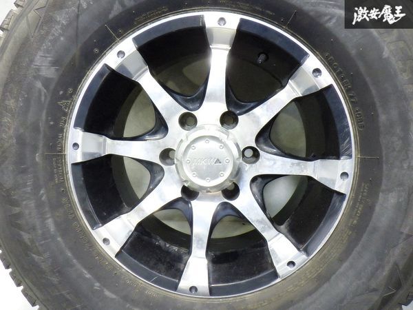 ●即納 MKW MK-26 16インチ 8J +-0 139.7 6穴 6H ハブ径 109.8 ホイール 4本 タイヤ 265/75R16 78 ランクル プラド ランドクルーザー 等_画像3