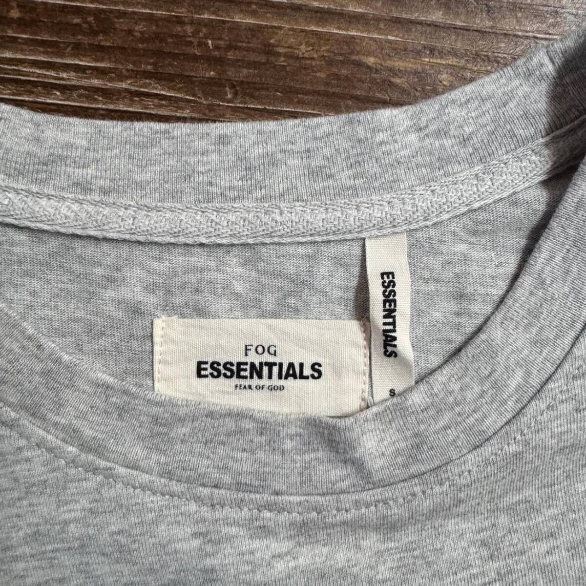 FOG ESSENTIALS フィアオブゴッド バックロゴプリント オーバーサイズカットソー S 送料230円〜 半袖Tシャツ フォグ エッセンシャルズ_画像6