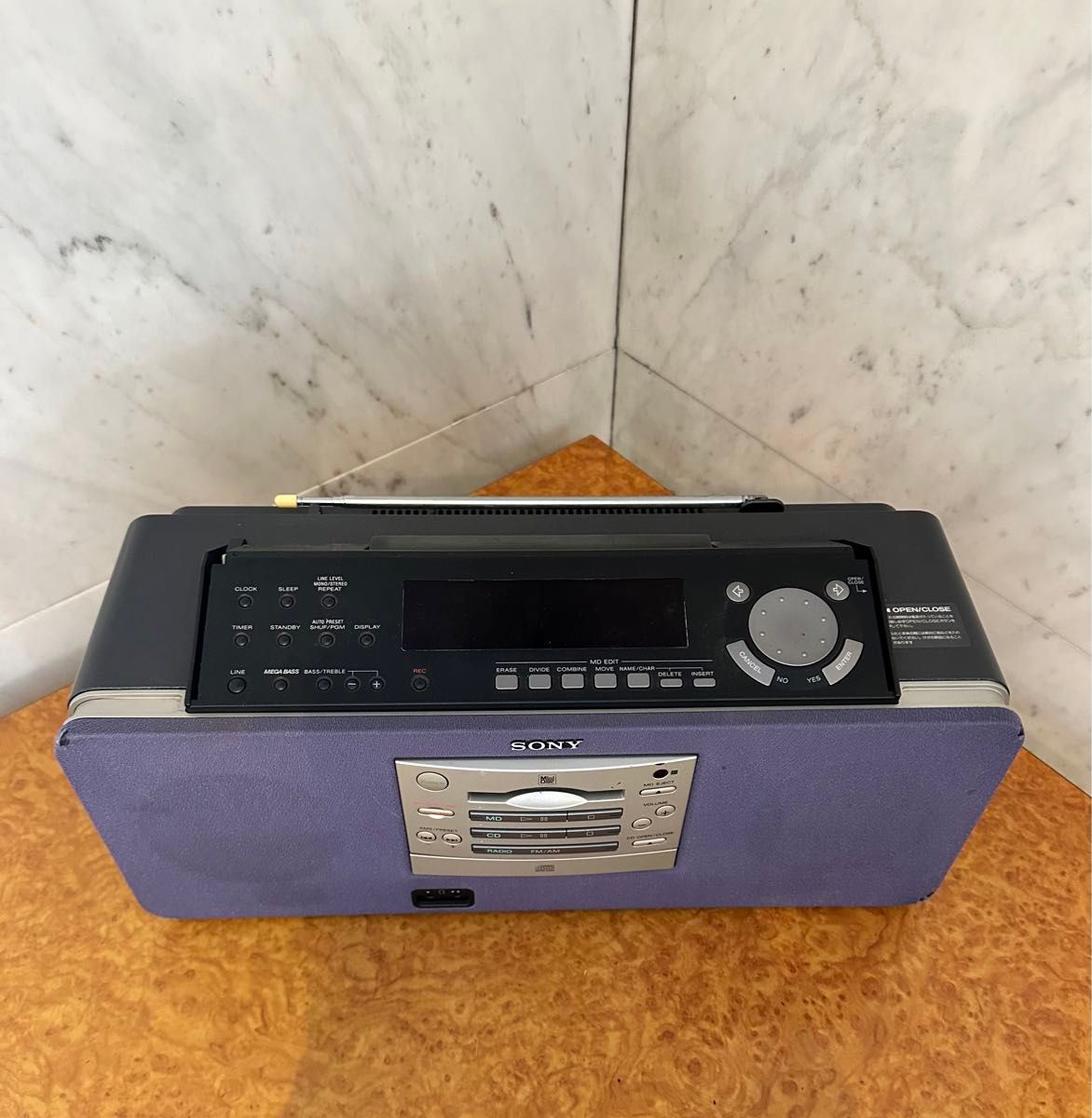 ZS-M5 CD MD オーディオ機器 SONY ラジカセ ソニー 動作未 ZS-M5 CD MD オーディオ機器 SONY ラジカセ ソニー 動作未