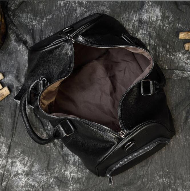  high capacity * Boston bag original leather men's leather travel bag wild travel Bang machine inside bringing in handbag bag 