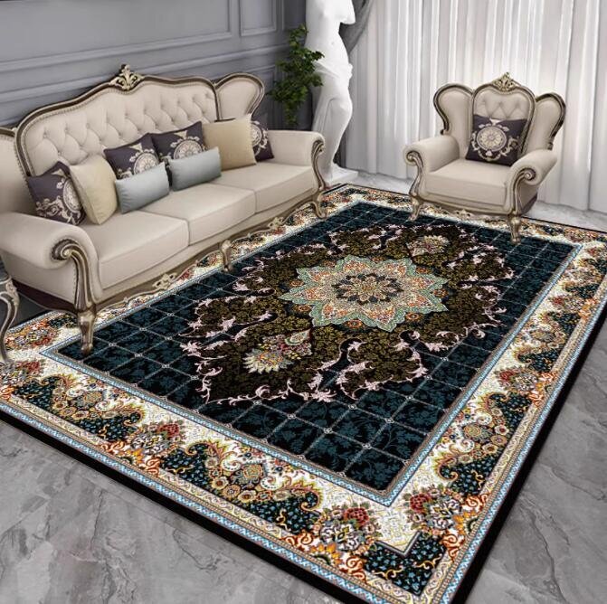 国内稀少！美品 ペルシア風絨毯 豪華 家庭用カーペット 超人気 寝室 カーペット 160cm×230cmの画像1
