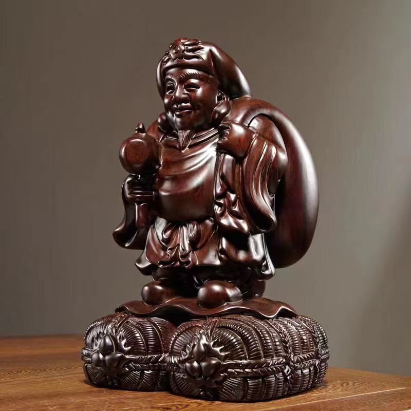  high quality * tree carving Buddhism industrial arts precise skill large black heaven . image precise sculpture ebony tree ... finishing goods 