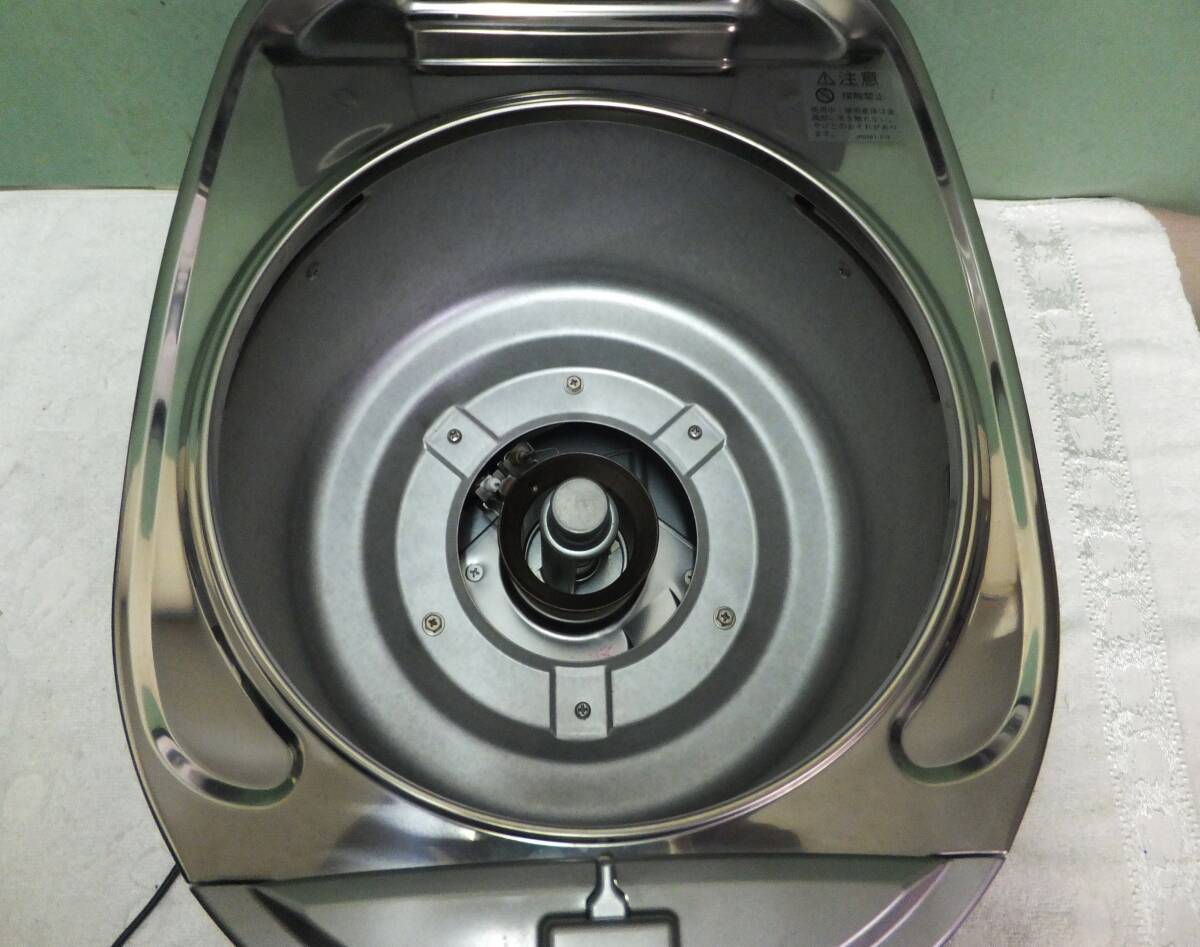 RINNAI リンナイ 電子保温ジャー機能付 都市ガス用 ガス炊飯器 5.5合炊 RR-055MST(SL)13年製 中古 通電のみの画像9