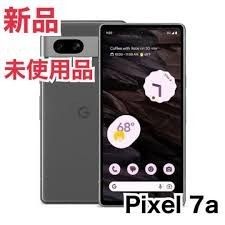 【新品未使用品】Google Pixel 7a 8GB128GBチャコールAndroid13 5G対応 防水防塵IPX7 IP6X